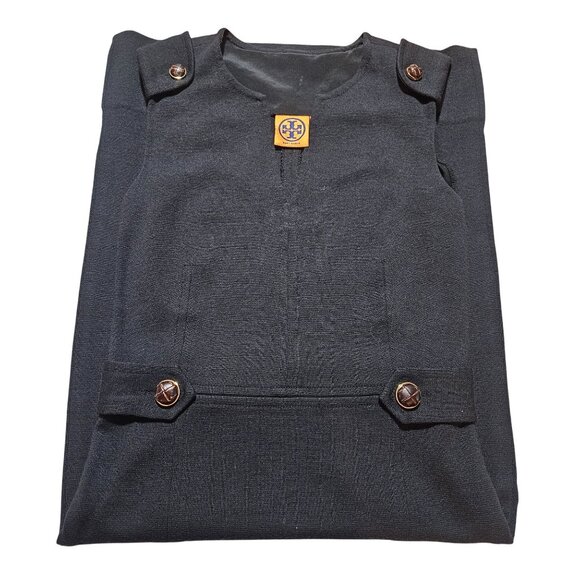 Tory Burch Black Wool Sheath short Dress XS Office Old Money Preppy Chic - Picture 5 of 16